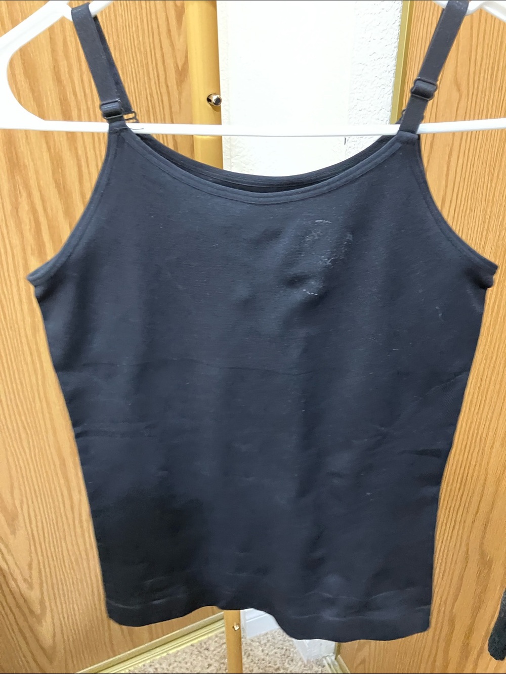 Shapermint Black Women's Adjustable-Strap Camisole